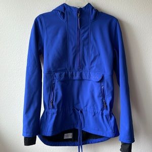 Calvin Klein jacket pull over hooded extra small royal blue